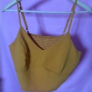 SHEIN Mustard Camisole Top